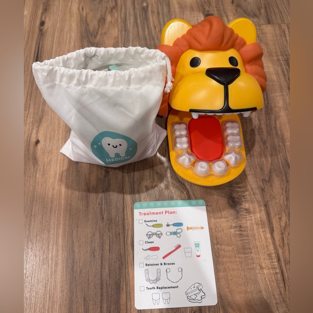 Lion Dentist Playset for Kids